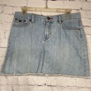Tommy Hilfiger Light Blue Jean Skirt Sz 7